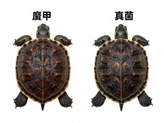 乌龟幼苗鉴别,腐甲与真菌区别,标准化尺寸测量指南