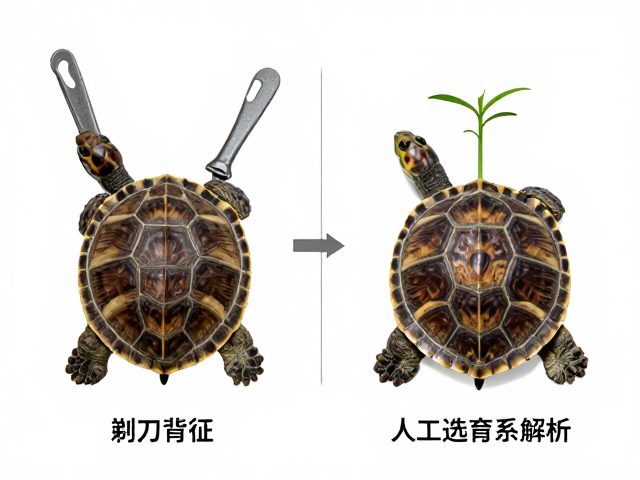 剃刀龟与刀背麝香差异对比,附幼苗鉴别技巧及人工选育色系解析