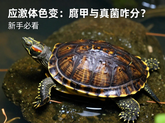 龟苗应激体色变、腐甲与真菌咋分?新手必看的鉴别技巧