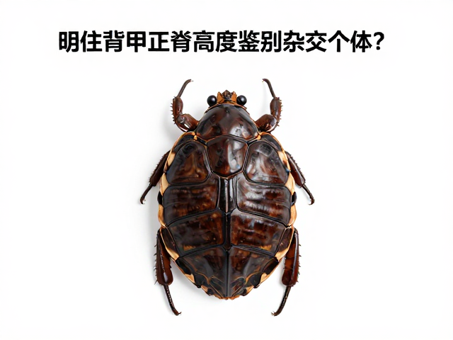 如何通过背甲正中棱脊高度鉴别杂交个体？幼苗鉴别技巧全解析