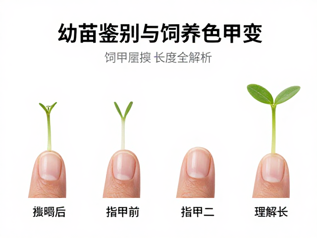 幼苗鉴别与饲养色变，指甲磨损长度全解析