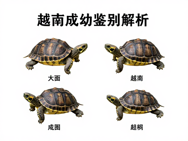 越南种幼苗鉴别技巧，大体型成龟市场价解析