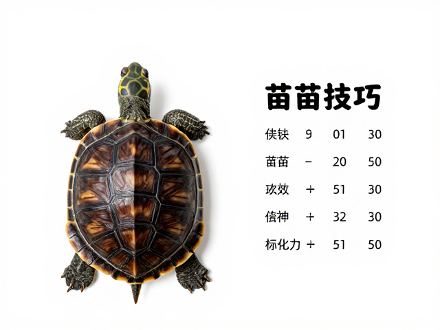 苗龟体型多大？幼苗鉴别技巧与标准化尺寸测量指南
