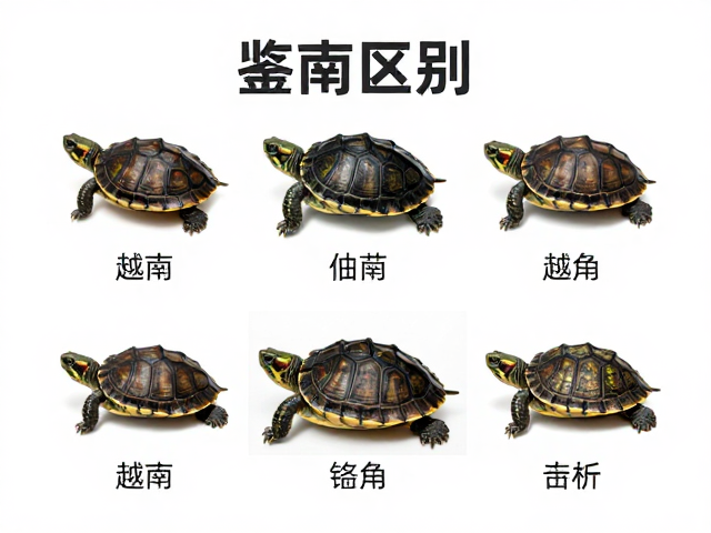 金钱龟幼苗鉴别,标准化测量与越南种区别全解析