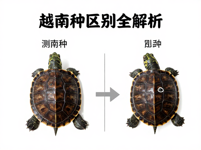 金钱龟幼苗鉴别，标准化测量与越南种区别全解析