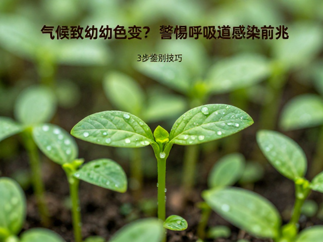 气候致幼苗色变?警惕呼吸道感染前兆,3步鉴别技巧