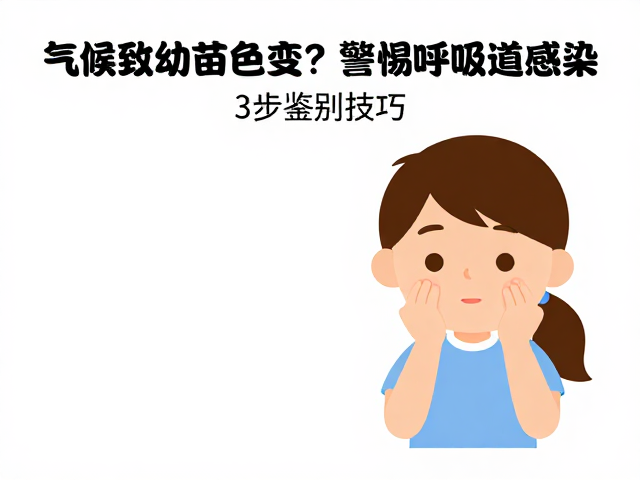 气候致幼苗色变?警惕呼吸道感染前兆,3步鉴别技巧