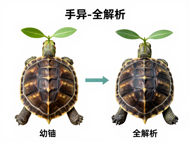 乌龟鉴别,幼苗与染色修补识别技巧,地域体型差异全解析