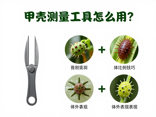 甲壳测量工具怎么用?幼苗鉴别技巧与寄生虫体外表现全解析