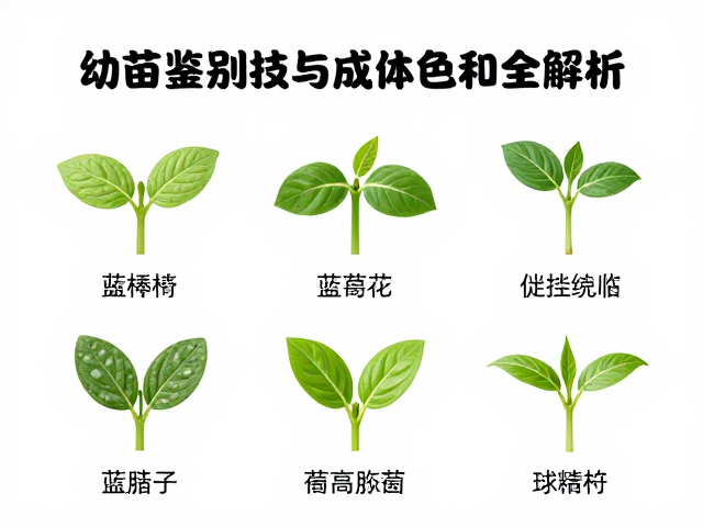 资深玩家总结,幼苗鉴别技巧与成体色泽饱和度全解析