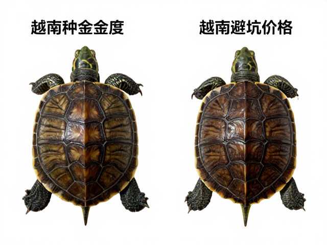 金钱龟幼苗鉴别,金线完整度影响价格,对比越南种避坑指南