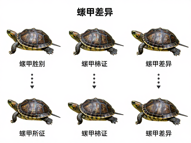 龟苗鉴别技巧,蜕甲期特征识别与地域体型差异全解析