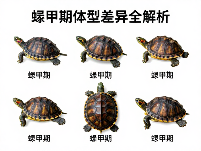 龟苗鉴别技巧，蜕甲期特征识别与地域体型差异全解析