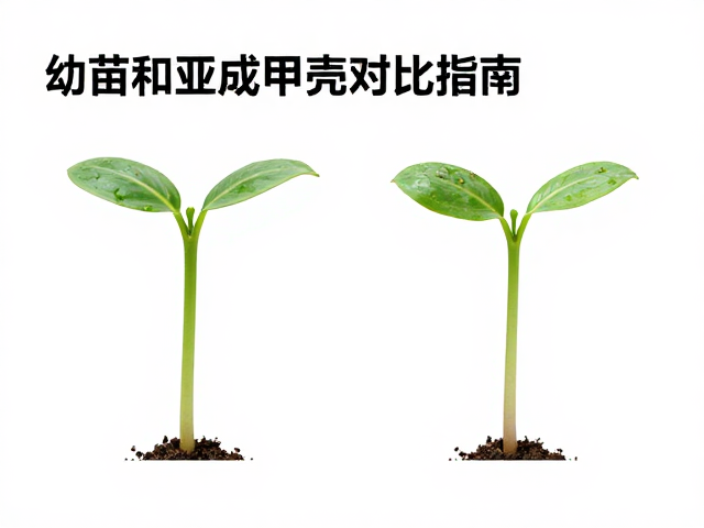 幼苗如何鉴别?人工染色与亚成体甲壳硬度对比指南