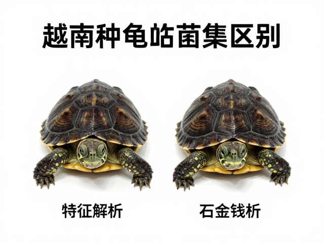 越南种龟幼苗鉴别，特征解析与石金钱龟区别，新手避坑指南