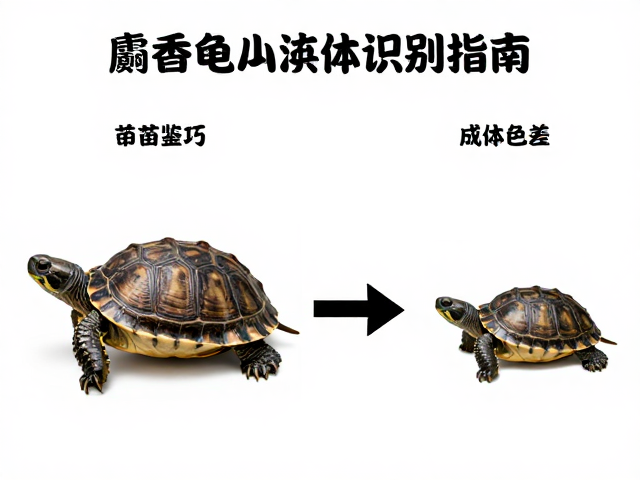 麝香龟幼体识别指南，幼苗鉴别技巧与成体色差变化全解析