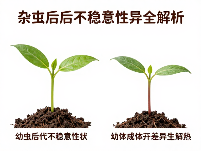 幼苗鉴别技巧,杂交后代不稳定性状与幼体成体差异全解析
