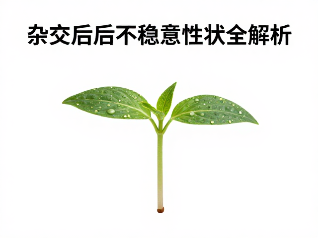 幼苗鉴别技巧，杂交后代不稳定性状与幼体成体差异全解析