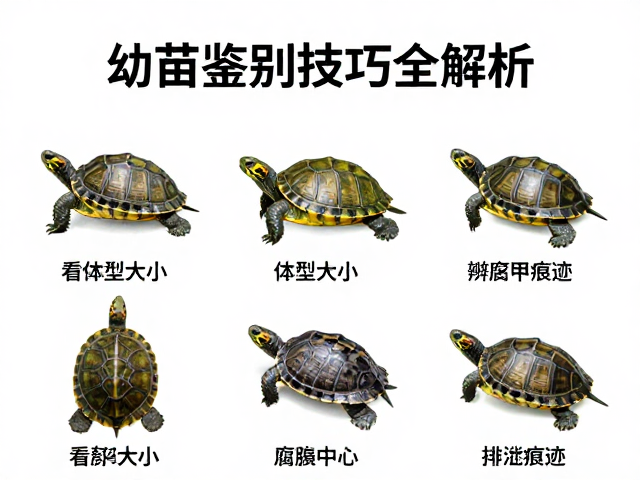龟苗怎么挑?看体型大小、辨腐甲痕迹,幼苗鉴别技巧全解析