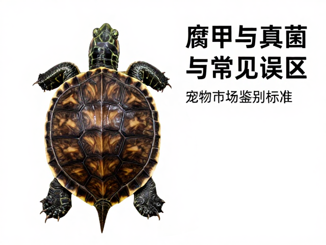 乌龟幼苗鉴别技巧,腐甲与真菌区别,附宠物市场分类标准