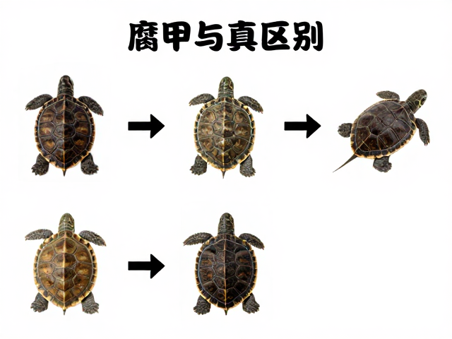 乌龟幼苗鉴别技巧,腐甲与真菌区别,附宠物市场分类标准