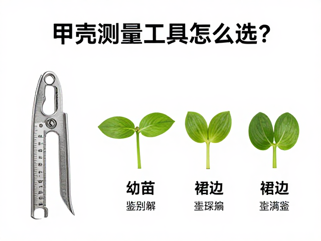 甲壳测量工具怎么选?幼苗鉴别技巧与裙边颜色深浅全解析