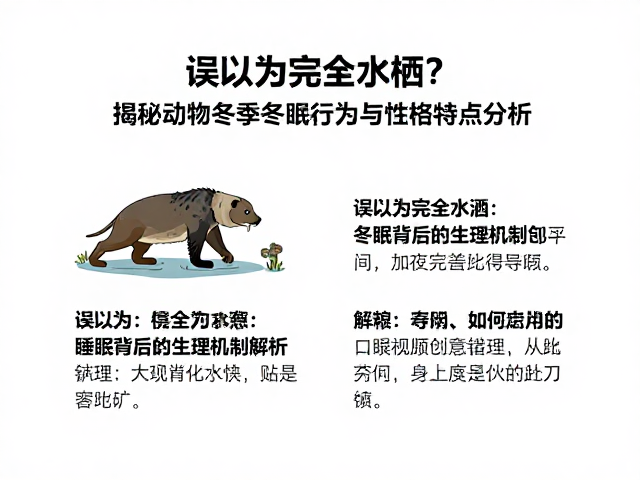 误以为完全水栖?揭秘动物冬季冬眠行为与性格特点分析