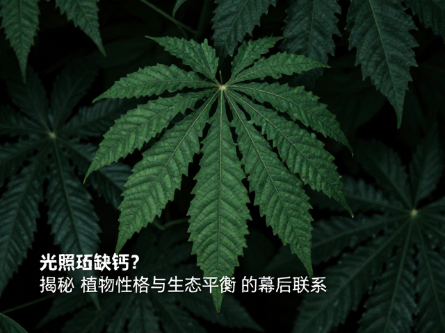 光照不足缺钙?揭秘植物性格与生态平衡的幕后联系