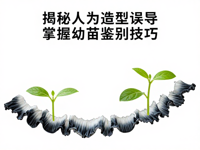 边缘裙边颜色深浅?揭秘人为造型误导,掌握幼苗鉴别技巧