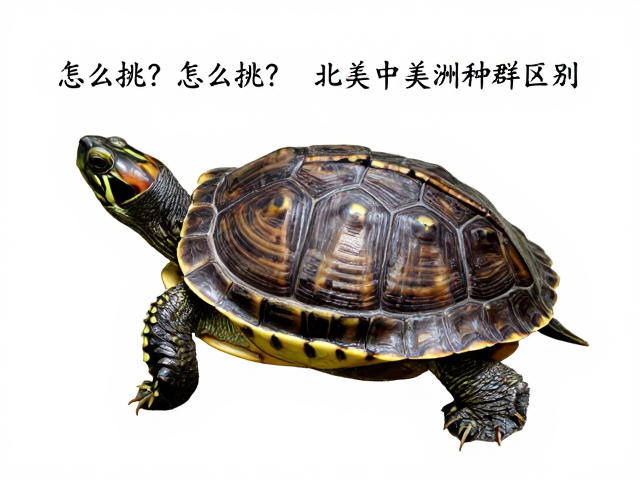 龟苗怎么挑?看裙边外翻与北美中美洲种群区别,新手鉴别技巧