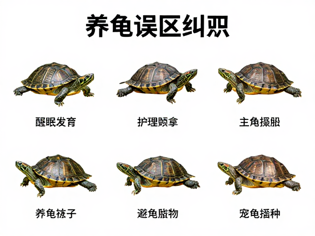 养龟误区纠正,醒眠期护理要点,常见宠物龟种养护指南