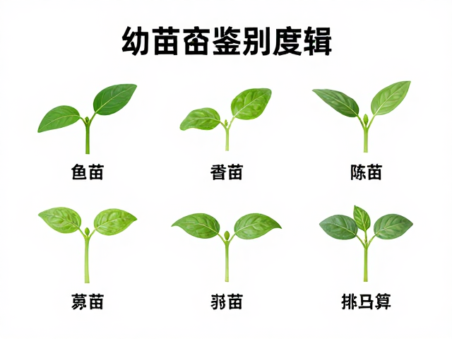 幼苗鉴别技巧，标准化尺寸测量与人工选育色系全解析