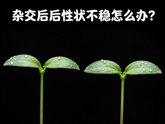 幼苗期如何鉴别?光照影响头纹显现,杂交后代性状不稳怎么办?