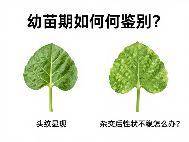 幼苗期如何鉴别?光照影响头纹显现,杂交后代性状不稳怎么办?