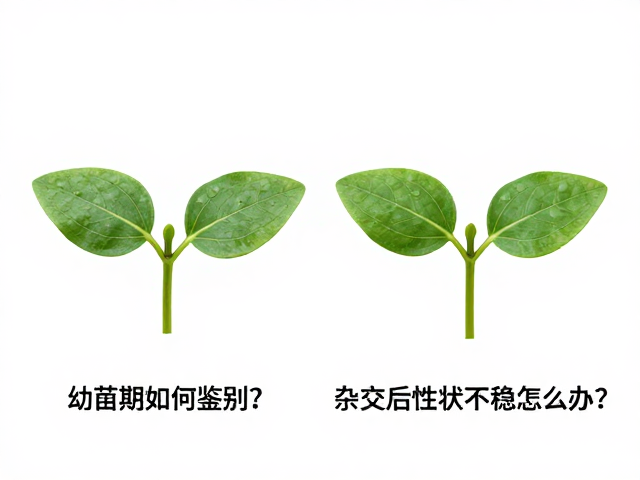 幼苗期如何鉴别?光照影响头纹显现,杂交后代性状不稳怎么办?