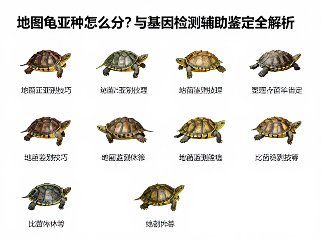地图龟亚种怎么分？幼苗鉴别技巧与基因检测辅助鉴定全解析