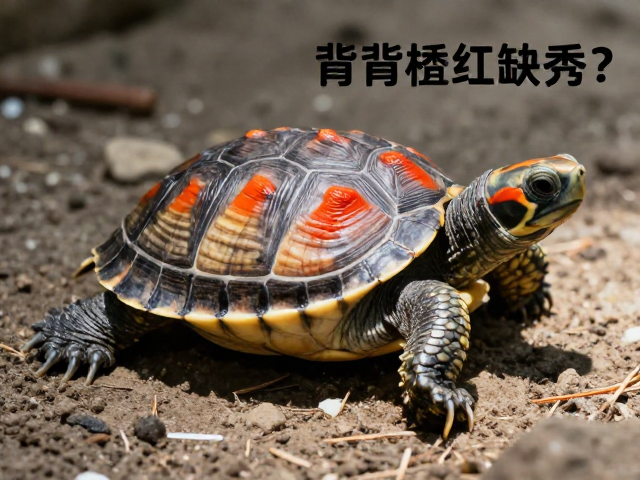幼龟背甲橙红缺钙?光照不足导致,性格分析与补钙指南