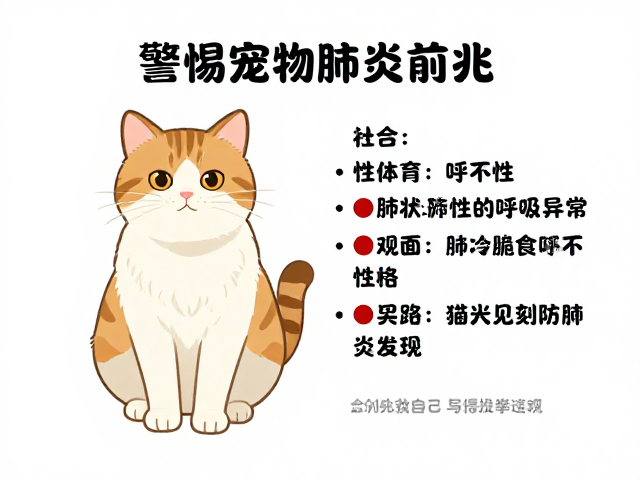 猫日行性异常?结合性格分析肺炎呼吸异常,警惕宠物肺炎前兆