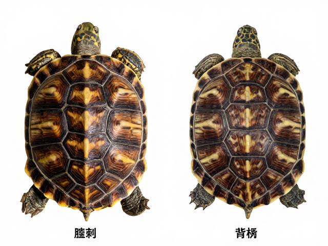 龟苗鉴别,腹甲花纹拼接与背甲盾片排列规则全解析