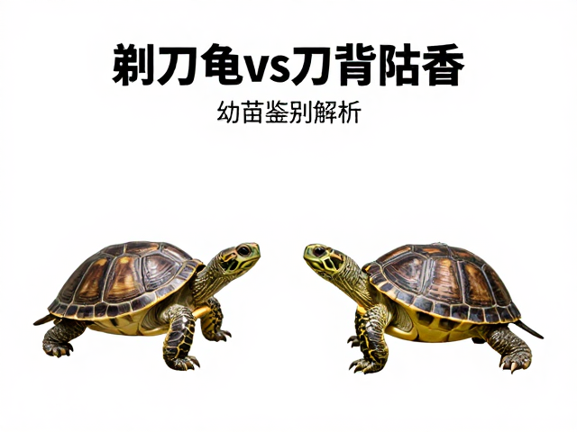 剃刀龟vs刀背麝香,幼苗鉴别技巧与高黄个体特征全解析