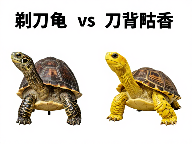 剃刀龟vs刀背麝香,幼苗鉴别技巧与高黄个体特征全解析