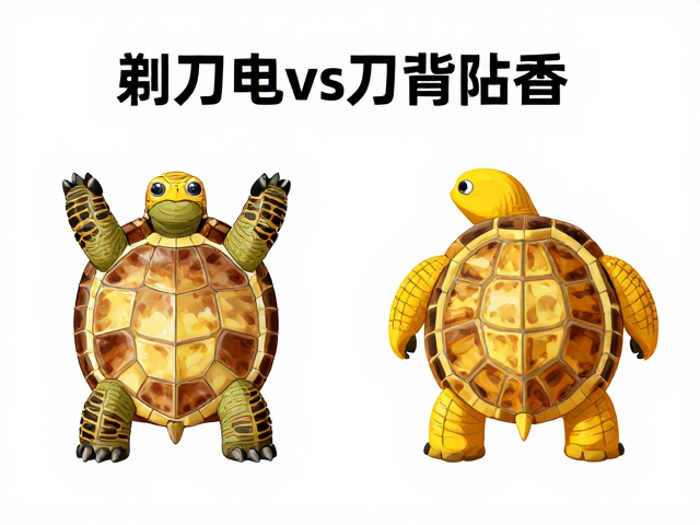 剃刀龟vs刀背麝香,幼苗鉴别技巧与高黄个体特征全解析