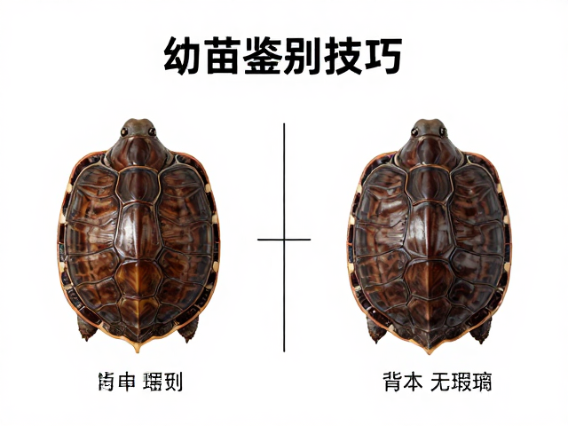 幼苗鉴别技巧，专业图鉴对比背甲无瑕疵等级鉴定