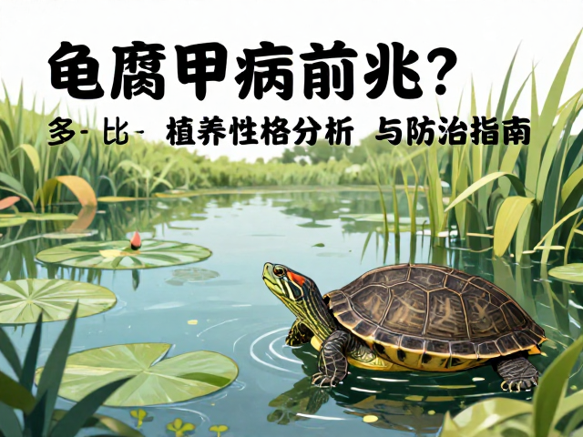 龟腐甲病前兆？多植被水域养龟性格分析与防治指南
