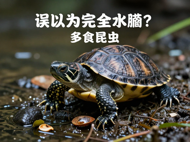 误以为完全水栖？幼龟多食昆虫，深度解析其独特性格特点