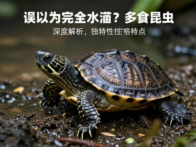误以为完全水栖？幼龟多食昆虫，深度解析其独特性格特点