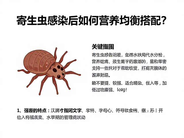 寄生虫感染后如何营养均衡搭配?性格特点分析助康复