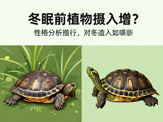 龟冬眠前植物摄入增？性格分析助理解成龟冬眠行为