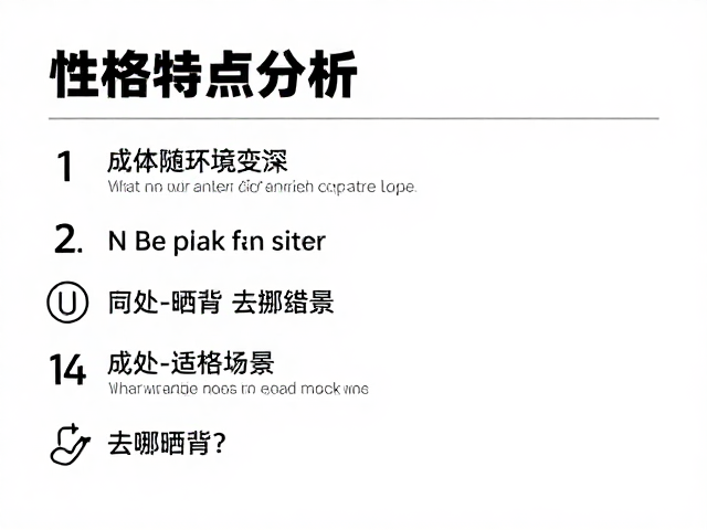 性格特点分析,成体随环境变深,去哪晒背?