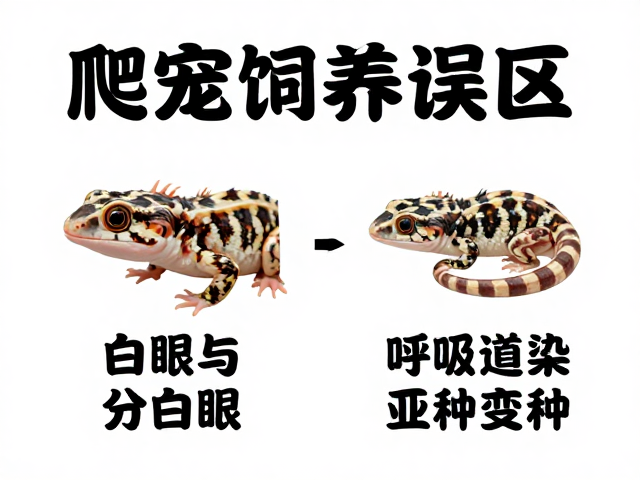 爬宠饲养误区，如何区分白眼与呼吸道感染及亚种变种